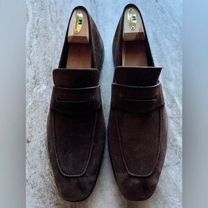 Ermenegildo Zegna L'Asola Dark Brown Flex Loafers Slippers Shoes 11/ US 12 Moc